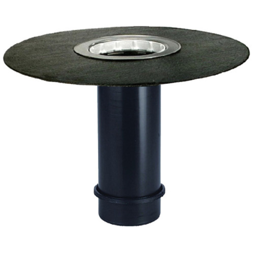Extension piece 300mm/d 125mm with bituminous sheet. Extension piece 300mm/d 125mm with bituminous sheet.